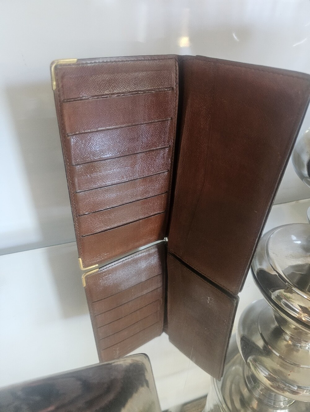100%Authentic Louis Vuitton Monogram Long Wallet in Brown and Gold - Picture 8 of 8